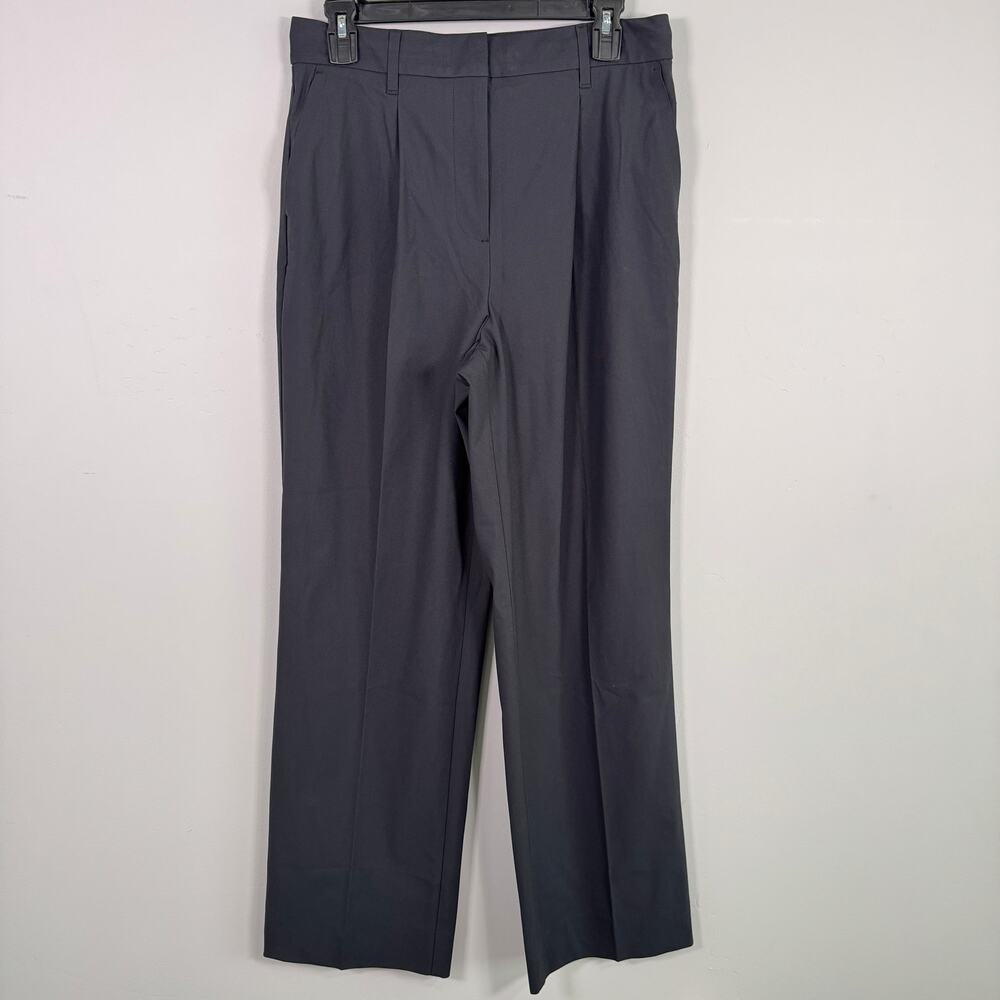 Rhone Womens Black Commuter Pants Size 10 Front Seam Straight Leg Career Capsule